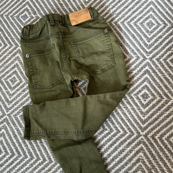 2T Zara Baby Green Skinny Denim Jeans - Picture 6 of 9